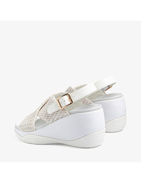 POWER WOODS RAFFIA WHITE