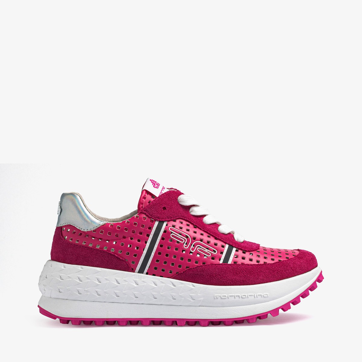 DOUBLE RUN HOLED FUXIA