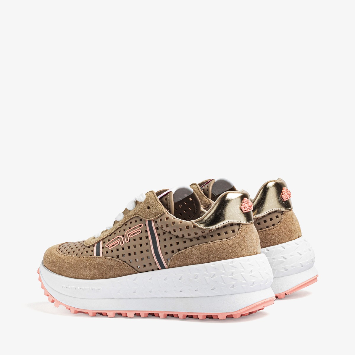 DOUBLE RUN HOLED TAUPE