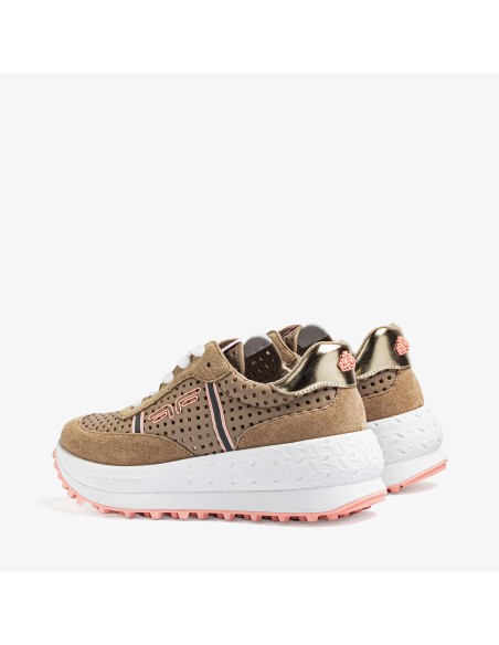 DOUBLE RUN HOLED TAUPE