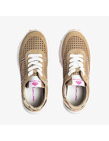DOUBLE RUN HOLED TAUPE